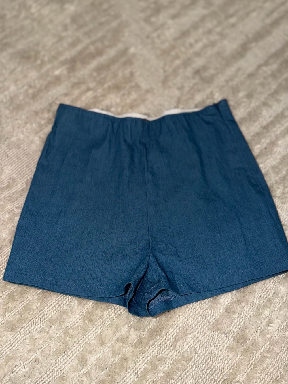 Pol Classic Navy Women's High-Waist Shorts